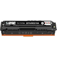 HenceBuy With Chip 207A W2210A Black Toner Suderinamas su HP 207X W2210X tonerio kasete, skirta HP Color Laserjet Pro MFP M283fdw M282nw M283fdn M282nw M283fdn M255dw M255nw M283 M282 M255 Printer (juoda)