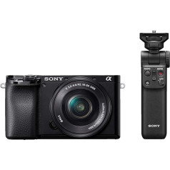 Sony Alpha 6100 E-Mount sistēmas kamera (24 megapikseļi, 4K video, 180° skārienjūtīgais displejs)