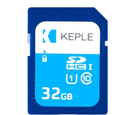 32GB SD-Speicherkarte von Keple | SD-Karte für Optoma, BenQ, Viewsonic, Sony, Epson Home Cinema Kompakte tragbare LED-Taschenprojektoren mit SD-Slot | Sdcard 32 GB Klasse 10 SDHC-Karte