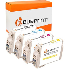 Bubprint 4 502XL printeru kasetnes, kas saderīgas ar Epson 502 XL Expression Home XP-5100 XP-5105 XP-5115 Workforce WF-2860DWF WF-2865DW Multipack