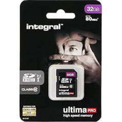 Integral 32 GB 10. klases UltimaPro SDXC atmiņas karte