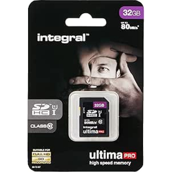 Integral 32 GB 10. klases UltimaPro SDXC atmiņas karte