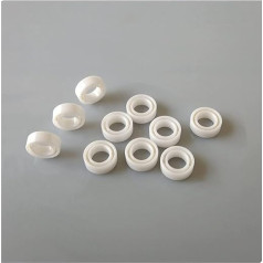 10Pcs MR63 Full Keramic Bearing 3x6x2.5 mm ABEC-9 Full Zro2 keramikos cirkonio guolis žvejybinei ritei