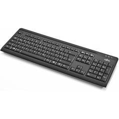 Fujitsu KB410 Tastatur USB Italienisch Schwarz