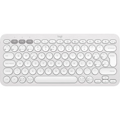 Logitech Pebble Keys 2 K380s - QWERTY spāņu izkārtojums, balts