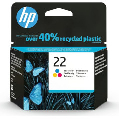 HP 21 melnas krāsas oriģinālā tintes kasetne HP Deskjet 3940, D1530, D2360, D2460, F2180, F2224, F380, F4180; HP Officejet 4315, 4355, 5610, 5615; HP PSC 1410