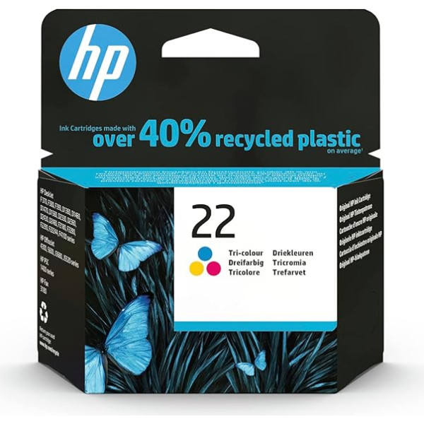 HP 21 melnas krāsas oriģinālā tintes kasetne HP Deskjet 3940, D1530, D2360, D2460, F2180, F2224, F380, F4180; HP Officejet 4315, 4355, 5610, 5615; HP PSC 1410