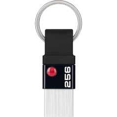 Emtec T100 256GB USB zibatmiņas disks USB 3.2 Nano gredzens ar atslēgu piekariņu Ultra Thin