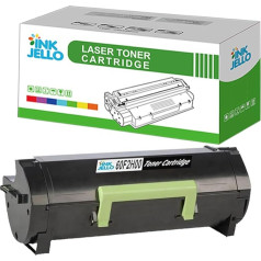 InkJello kompatibel Toner Patrone Ersatz für Lexmark MX310 MX310dn MX410 MX410 MX410de MX510 MX510 MX511dte MX511dte MX511dte MX511dhe MX511de MX510de MX611de MX611dhe MX611dte MX611dte 60F2H00 (Schwarz Single-Pack)