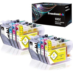 FreedomInk LC3219XL kasetnes saderīgas ar Brother LC3219 XL priekš Brother MFC-J5330DW MFC-J5335DW MFC-J5730DW MFC-J5730DW MFC-J5930DW MFC-J6530DW MFC-J6930DW MFC-J6935DW (2B/2C/2M/2Y)