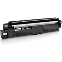 HenceBuy TN-243CMYK TN247 BK Toner Black Suderinamas su Brother TN243CMYK TN-247BK, skirtas MFC-L3750CDW MFC-L3770CDW MFC-L3770CDW MFC-L3730CDN DCP-L3550CDW DCP-L3510CDW HL-L3270CDW HL-L3210CW HHL-L323 0CDW (Juodas)