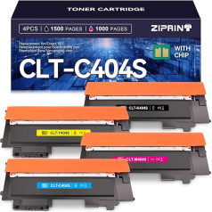 Ziprint toneris, saderīgs ar Samsung CLT-404C, Samsung CLT-K404S / CLT-C404S / CLT-M404S / CLT-Y404S priekš Samsung Xpress C430 / Xpress C430w / Xpress C480 / Xpress C480w / Xpress C480fn / Xpress C480fw printeris