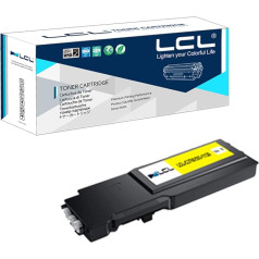 LCL Kompatibel Tonerkartusche C3760 C3765 C3760N C3760DN C3765DNF 593-11120 (1 Gelb) Ersatz für Dell C3760dn C3760n C3760 C3760 C3765dnf C3765 C3765 C3765nf