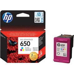 HP 650 tintes kasetne