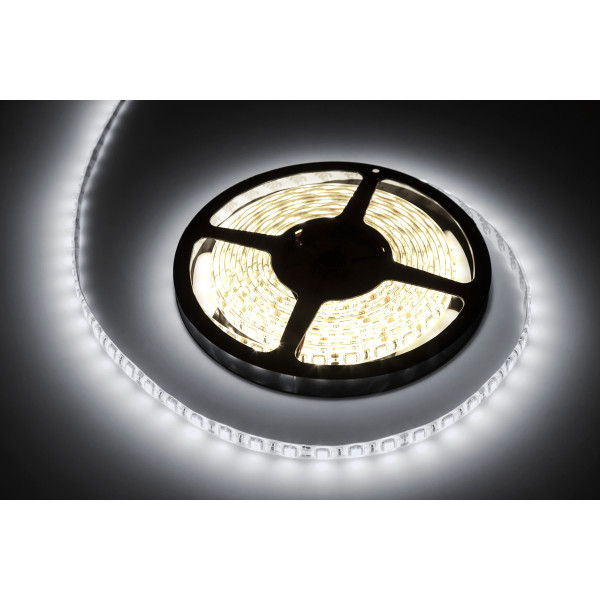 LED virtene 5m auksti balta ūdensizturīga (300x5050 SMD) 12V