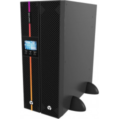 Nepārtrauktās barošanas avots ups gxe3-1500irt2uxl 1500va/1350w statīvs/turbis ar sliedēm1 x c14, 8 x c13