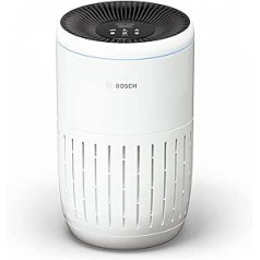 Bosch Air 2000 gaisa attīrītājs līdz 37,5 m² efektīvi noņem netīrumus ar HEPA filtru, viedo sensoru, miega režīmu — piemērots alerģiskiem cilvēkiem