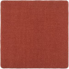 myfelt Lora Flat Filca sēdekļa spilvens kvadrātveida 36 x 36 cm rūsas sarkans