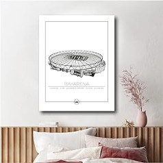 Sverigemotiv.se stadiona plakāti (Bayer Leverkusen, Bayarena, 40 x 50 cm)