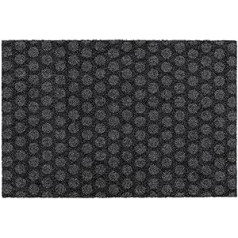 MOCAVI Mat 330 Doormat Mazgājams bezmalu 50 x 70 cm Antracīta pelēks (RAL 7016) Netīrumu savācējs Paklājiņš Dots Durvju paklājiņš Pelēks