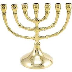 NKlaus 7-Arm Menorah Brass 13 Handmade Candle Holder Candle Holder 2993