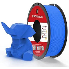 PETG+ 3D kvēldiegs 1,75 mm, PETG Plus printera kvēldiegs, 1 spole (2,2 mārciņas) printera kvēldiegs 3D drukāšanai, izmēru precizitāte +/- 0,02 mm, PETG+ zils