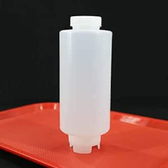 JIWINS 4 pakuotės 32 uncijų maistiniai plastikiniai išspaudžiami buteliai idealiai tinka kečupui, garstyčioms, sirupui, padažams, padažams, aliejui, menui ir amatams