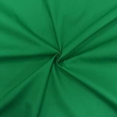 100% Cotton Poplin Fabric - Available in Over 20 Colours - Sold by Piece - Cotton Fabric Plain (3 m x 1 m46, Fir Green)