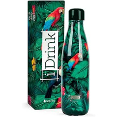 I-Drink ID0072 termoss Tērauds ar dubultām sienām 500 ml Tropical Birds