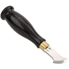 Odinės briaunos klostės sandalmedžio rankena Odinis kraštų žymėjimas „pasidaryk pats“ įrankis Odos užspaudimo įrankiai Dydis: 1 mm 2,5 mm (1 mm)