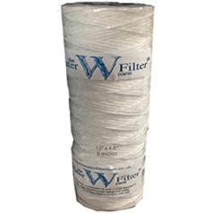 10 x 4.5 Jumbo String Wound Sediment Cartridge 5mic - Spring Well Water Filter / Bio Diesel wvo by The Water Filter Men