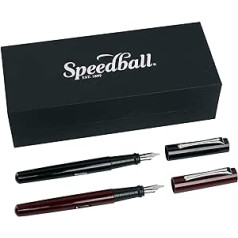 SPEEDBALL ART strūklaku pildspalvu komplekts, 6 gabali, melns, viens izmērs