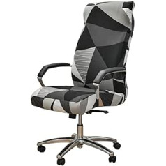 CHNSHOME biuro kėdės užvalkalas Pilnas tamprus biuro kėdės užvalkalas Kompiuterio kėdės užvalkalas Pasukamas kėdės užvalkalas Spausdintas apsauginis dangtelis biuro kėdės apsauginis dangtelis