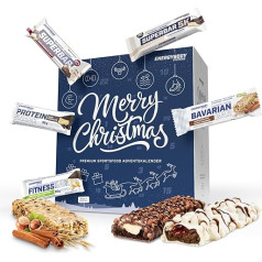 Energybody Fitness Bar Advent Calendar 2020, Protein Bars, Oat Bars and Endurance Bars, Perfect Gift Idea for Athletes, 26 Fitness Bars