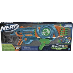 Бластер Hasbro NERF Elite 2.0 Flipshots Flip-32 с 32 дротиками для удвоенной огневой мощи, вместимость 32 дротика, 32 дротика NERF Elite, F2553EU4, Multi