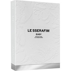 LE SSERAFIM Easy 3rd Mini Album Vol.3 [SHEER MYRRH Ver.] CD + Fotokarte + Pastkarte + Plakāts + Salokāms plakāts + Buklets + Uzlīme + Dziesmu grāmata + Ārējā kārba + (Papildus LE SSERAFIM 5 fotokartītes + Kabatas spogulis)