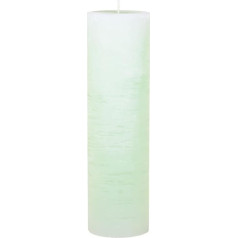 Chic Antique Macon Rustic Pillar Candle Antique Altar Candle 100% parafīna svece (gaiši zaļa, 35 x 10 cm)