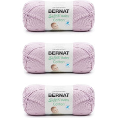 Bernat Softee Baby kokvilnas dzija Soft Plum dzija 3 iepakojumi pa 120g Blend 3 DK (Light) - 220m - Adīšana / Tamborēšana