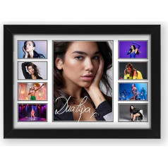 DUA LIPA AUTOGRĀFA VĒRTĒTĀJS DĀVANU KOLEKCIJA VĒRTĒTĀJIEM UNFRAMED A4 (30x21cm)