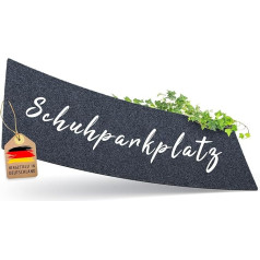 ElbFuchs® Schuhparkplatz Durvju paklājs 100 x 35 cm Ideāls apavu paklājs Žāvēšanas paklājs un apavu paklājs Mazgājams durvju paklājs un apavu skrāpis lietošanai iekštelpās