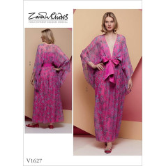 Vogue V1627Z Zandra Rhodes Dāmu vaļīgs džemperis L-XL izmēri 16-22