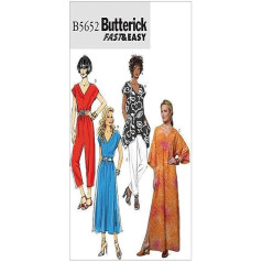 Butterick BTK 5652 ZZ (L-XXL) B5652 Siuvimo modelis Elegantiškas, ekstravagantiškas, madingas