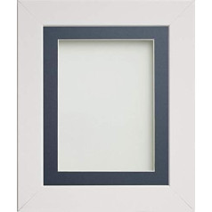 Frame Company Watson Range 60 x 50 cm Balts bilžu rāmis ar zilu stiprinājumu 50 x 40 cm