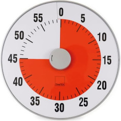 TimeTEX Silent Time Clock XL 32 cm Vizuālais taimeris 60 minūtes