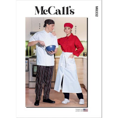 McCall's M8332A Amatniecības priekšauts A (S-M-L-XL-XXL)