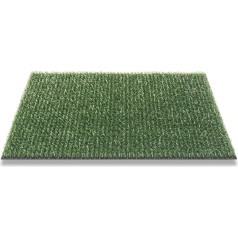 CSN Astro Turf Classic paklājs, 40 x 60 cm, klasisks zaļš ieejas paklājs āra lietošanai, paklājs iekštelpām un ārpus telpām, polietilēna paklājs ar birstīti, mākslīgā zāle, paklājs apaviem