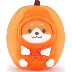 Plīša Halloween ķirbju plīša rotaļlieta Liels ķirbju dekoratīvais spilvens Ķirbju plīša Shiba Inu Halloween Kawaii plīša ķirbju dāvana Halloween plīša spilvens