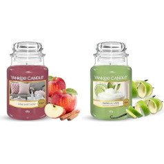 Yankee Candle Ароматическая свеча | Home Sweet Home | Время горения до 150 часов | Большая свеча в стекле & Ароматическая свеча в стекле | Ванильный лайм | Вр