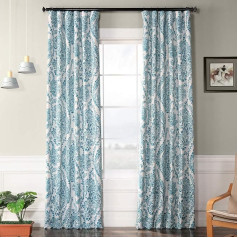 HPD Half Price Drapes BOCH-KC16072E-96 Aizkaru aizkari 50 x 96 cm Tea Time Teal