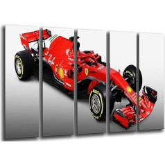 Formula 1 Ferrari F1 SF71-H Ferrari F1 2018 Sebastian Vettel Kimi Raikkonen Koka bilde 165 x 62 cm Foto kvalitātes izdruka Preces kods: 27114